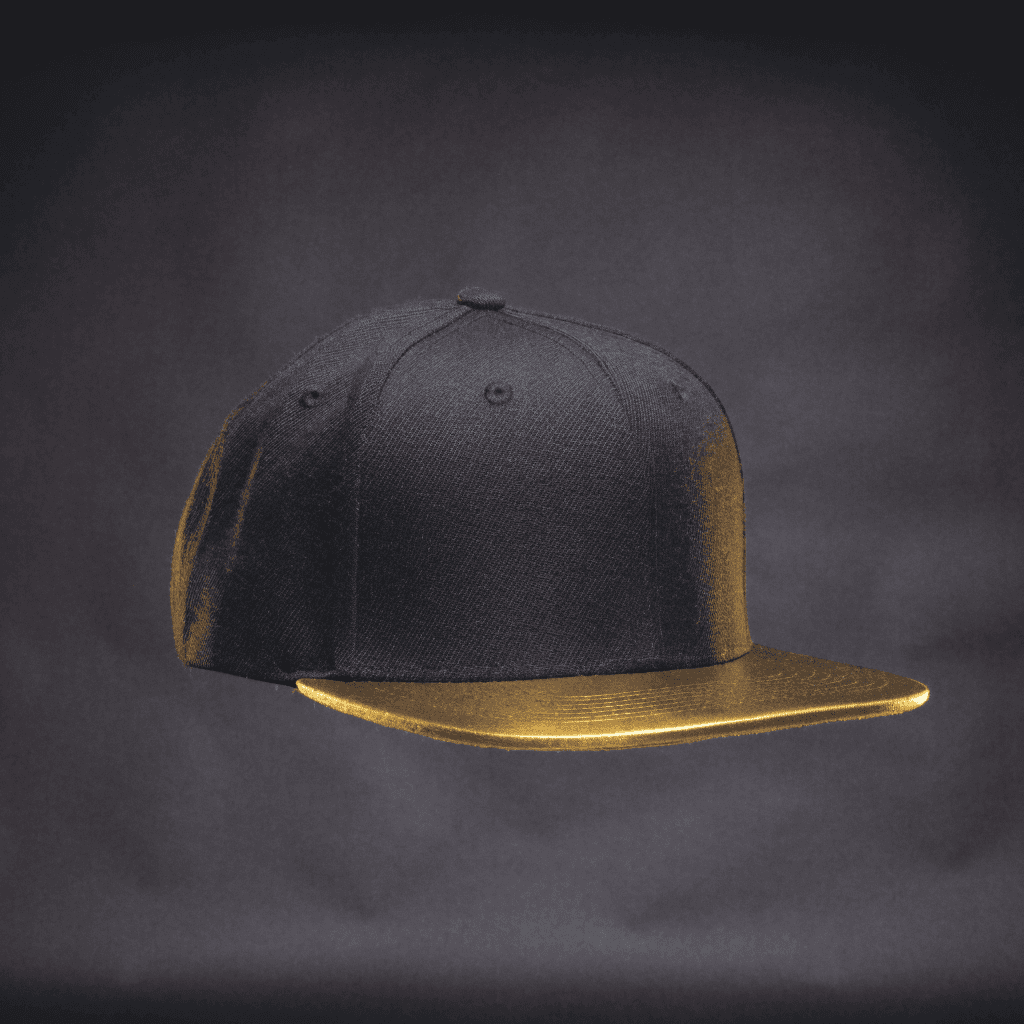 Gold Rush — Black / Gold Brim